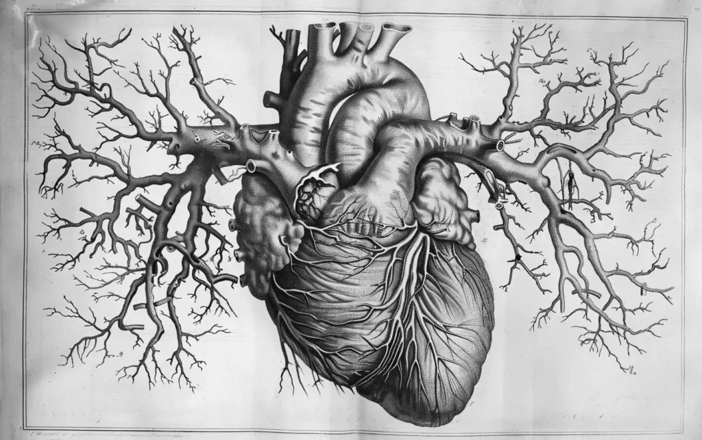 medical diagram heart muscle 2